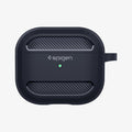 ASD01980 - Apple AirPods 3 Case Rugged Armor in charcoal gray showing the front