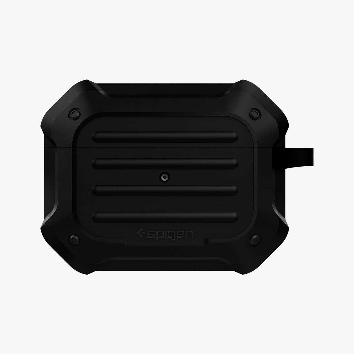 ASD00537 - Apple AirPods Pro Case Tough Armor in black showing the front
