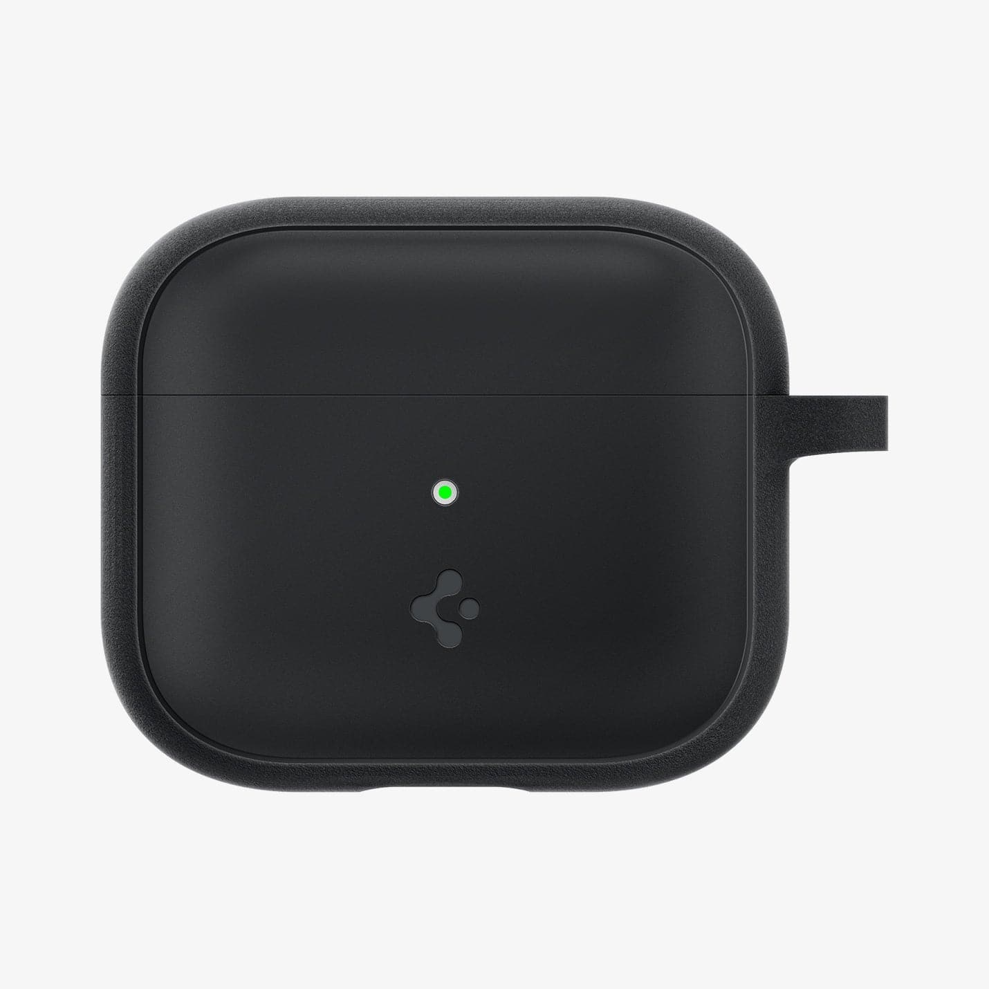 ASD01984 - Apple AirPods 3 Case Silicone Fit in black showing the front