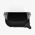 ASD01990 - Apple AirPods 3 Case Slim Armor IP in black showing the front with front flap open