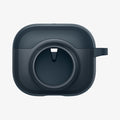ACS04392 - Apple AirPods 3 Case Tag Armor Duo in metal slate showing the front with no AirTag in slot