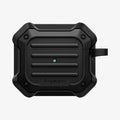 ASD01987 - Apple AirPods 3 Case Tough Armor in black showing the front