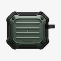 ASD01988 - Apple AirPods 3 Case Tough Armor in military green showing the front