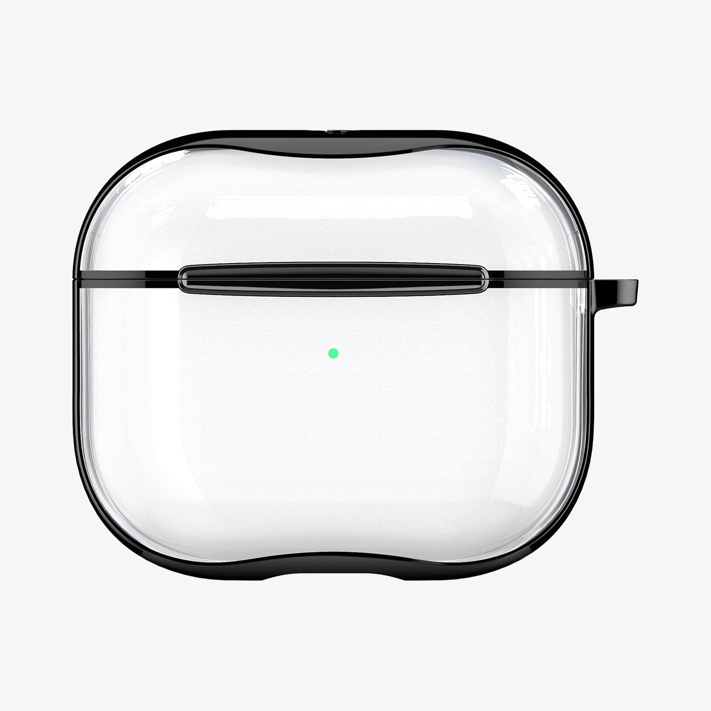 ASD01982 - Apple AirPods 3 Case Ultra Hybrid in jet black showing the front