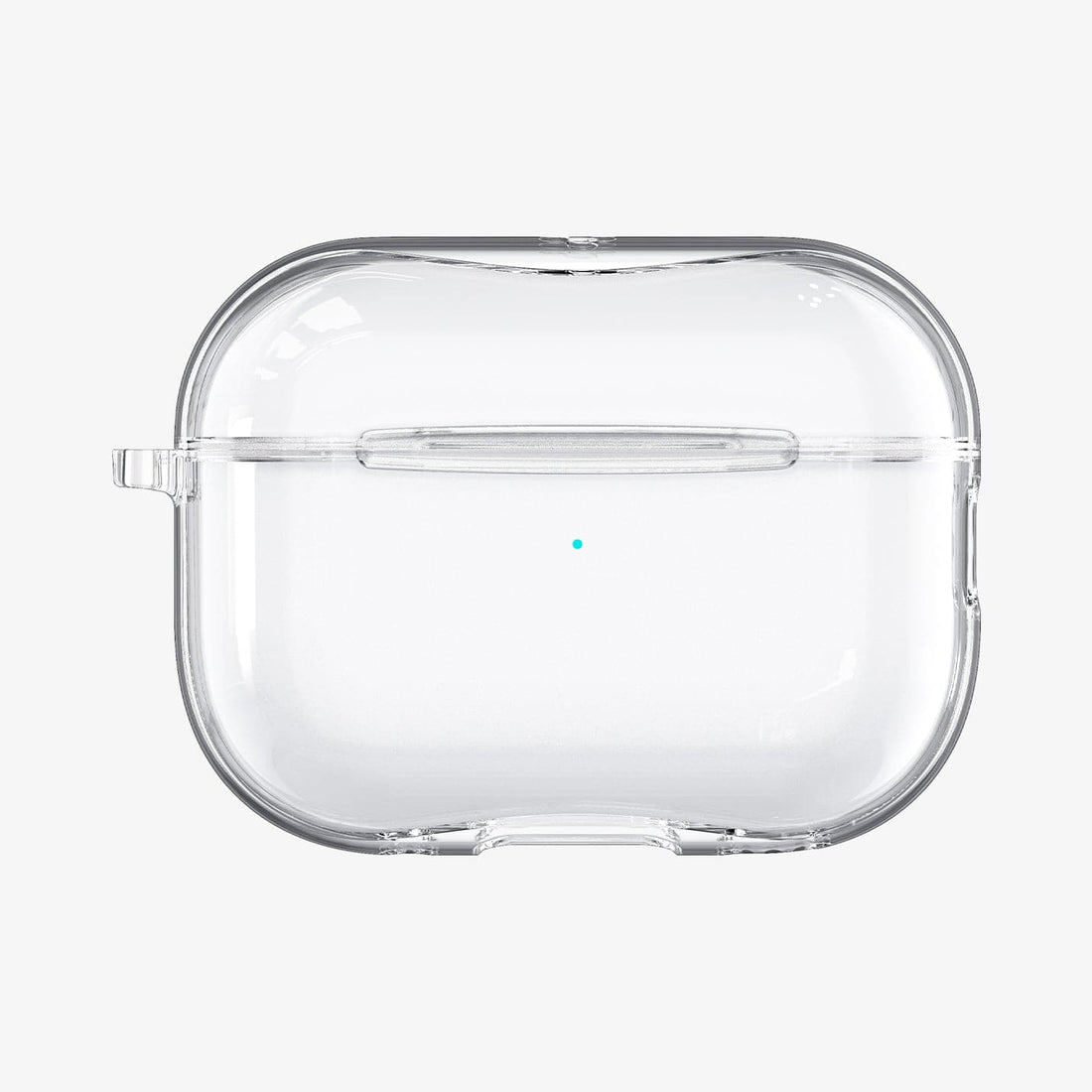 ACS05481 - Apple AirPods Pro 2 Case Ultra Hybrid in crystal clear showing the front