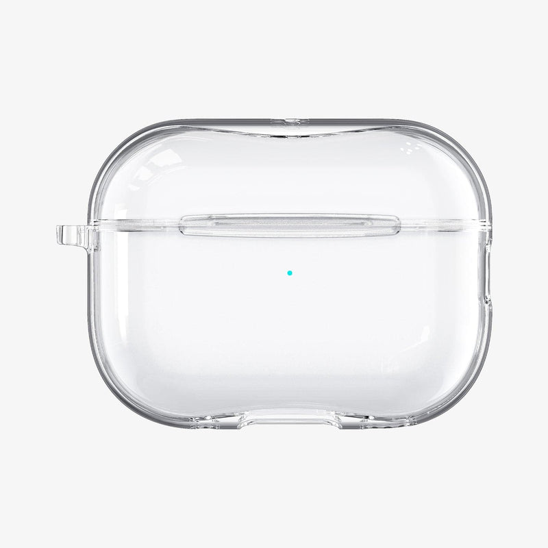 ACS05481 - Apple AirPods Pro 2 Case Ultra Hybrid in crystal clear showing the front