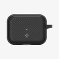 ACS03645 - Airpods Pro Mag Armor in black showing the front