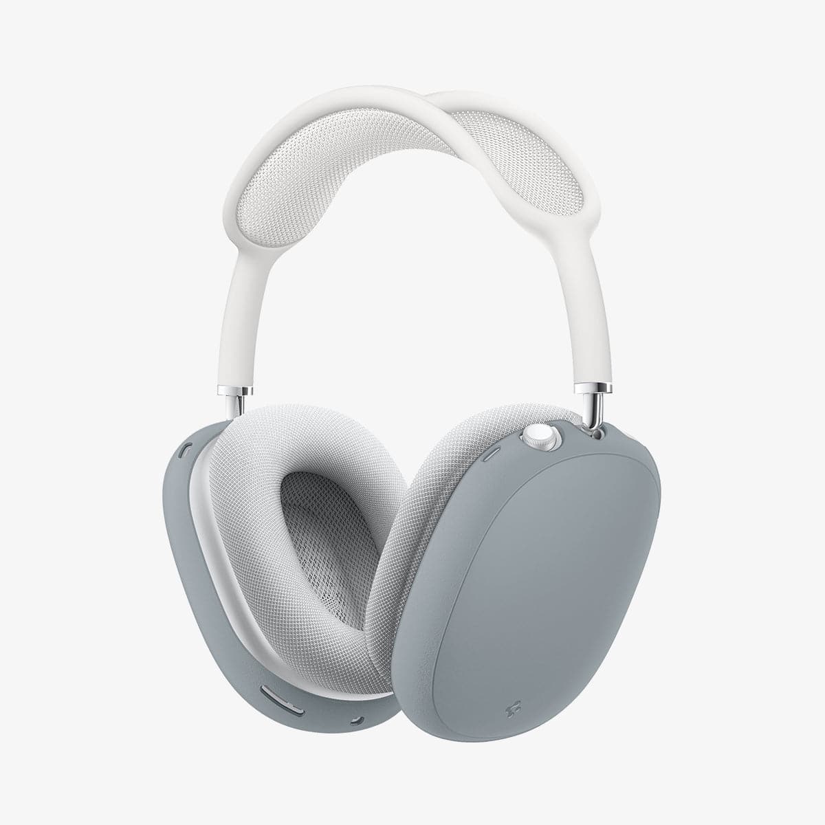 ASD02812 - AirPods Max Case Silicone Fit in gray showing the front, side and top