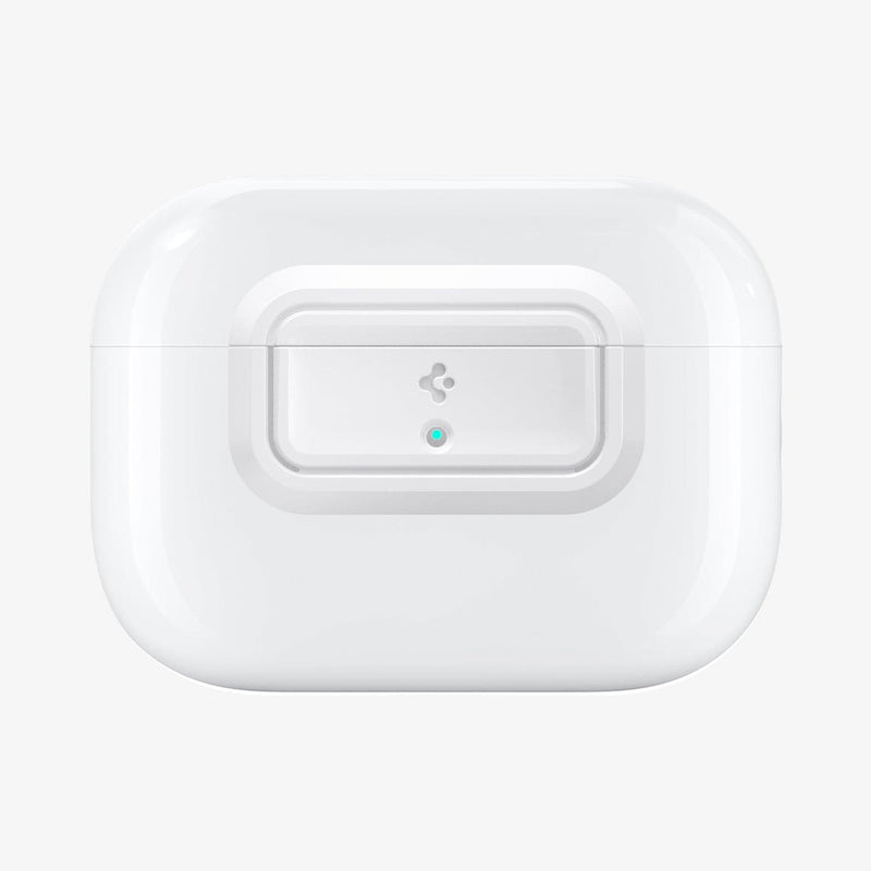 ASD06090 - Apple AirPods Pro / AirPods Pro 2 Case Lock Fit in white showing the front