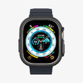 ACS05458 - Apple Watch Ultra (Apple Watch (49mm)) Case Thin Fit in black showing the front