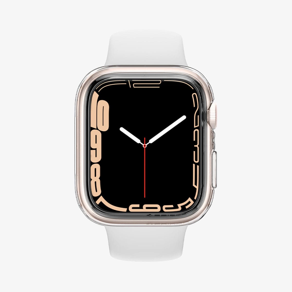 ACS04195 - Apple Watch Series (Apple Watch (41mm)) Case Liquid Crystal in crystal clear showing the front