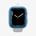 ACS04186 - Apple Watch Series (41mm) Case Thin Fit in metallic blue showing the front view
