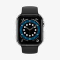 ACS02814 - Apple Watch Series (44mm) Case Thin Fit in crystal clear showing the front