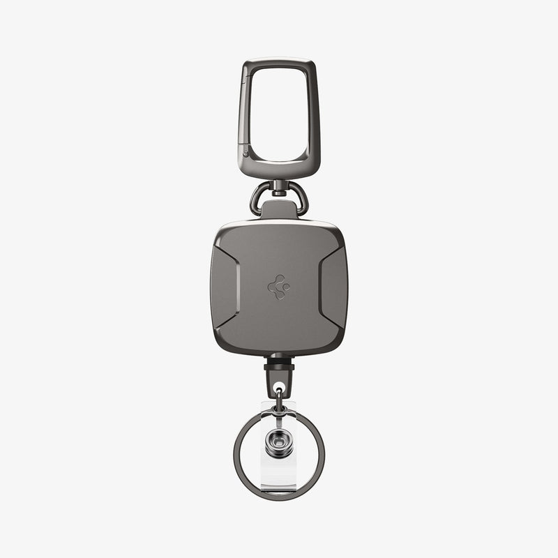 AHP03019 - Carabiner Reel Clip in black showing the front