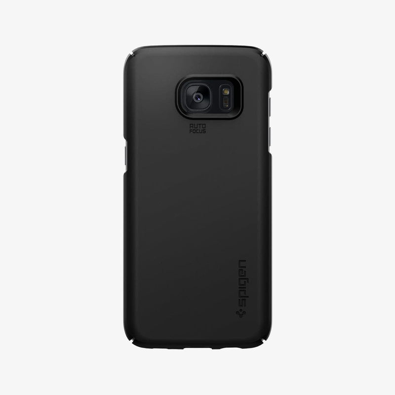 556CS20029 - Galaxy S7 Series Thin Fit Case in black showing the back