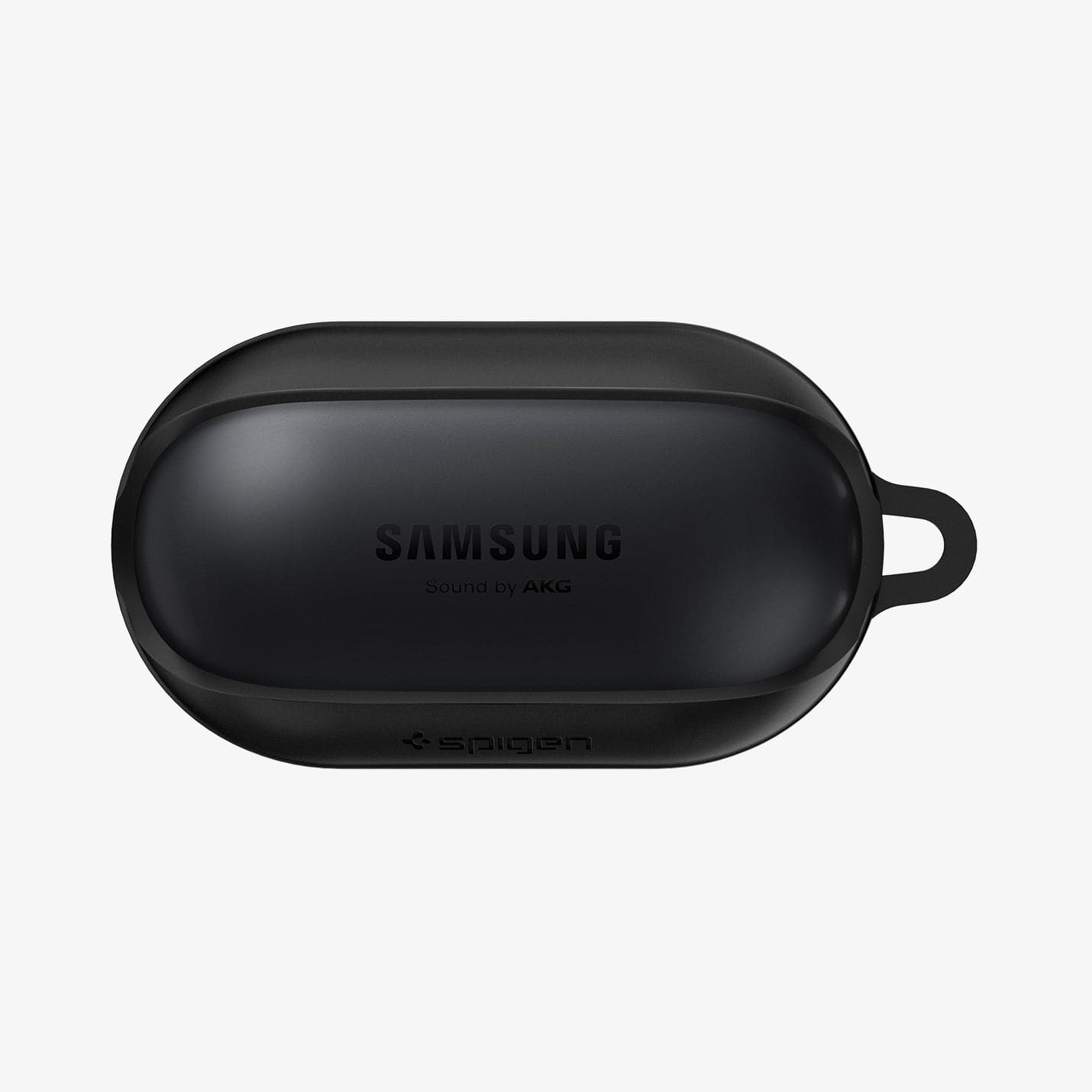 ASD00260 - Galaxy Buds Plus Case Liquid Air in black showing the top