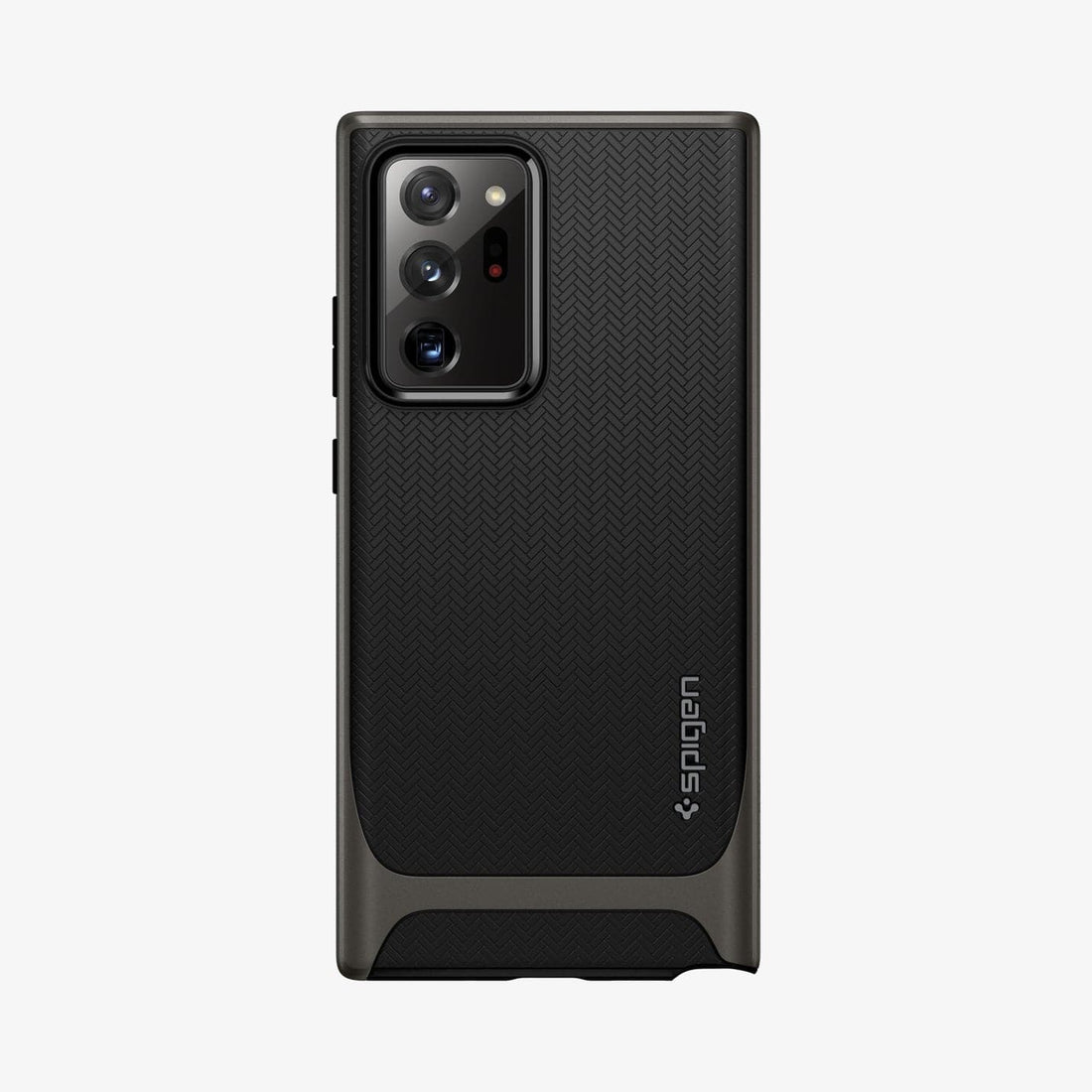 ACS01399 - Galaxy Note 20 Ultra Neo Hybrid Case in gunmetal showing the back