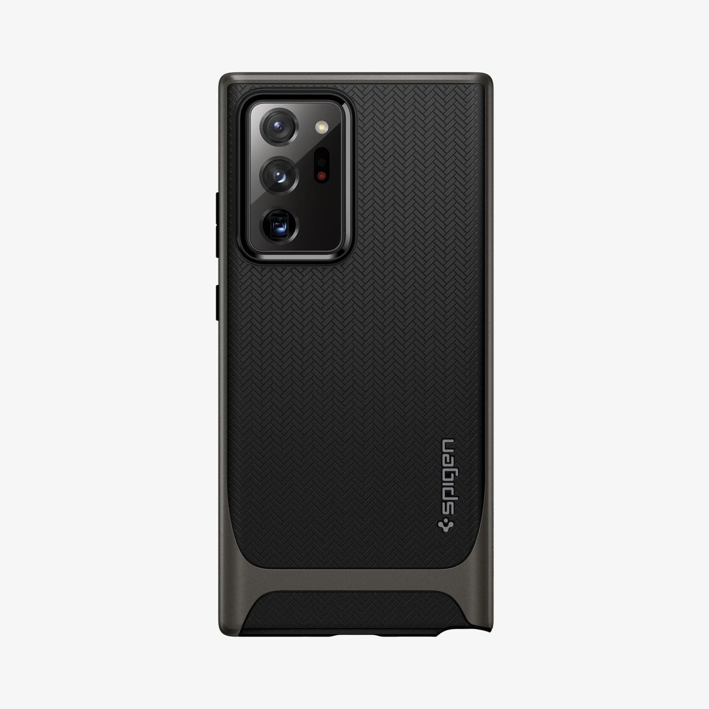 ACS01399 - Galaxy Note 20 Ultra Neo Hybrid Case in gunmetal showing the back