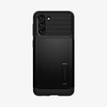 ACS02410 - Galaxy S21 Plus Slim Armor Case in black showing the back