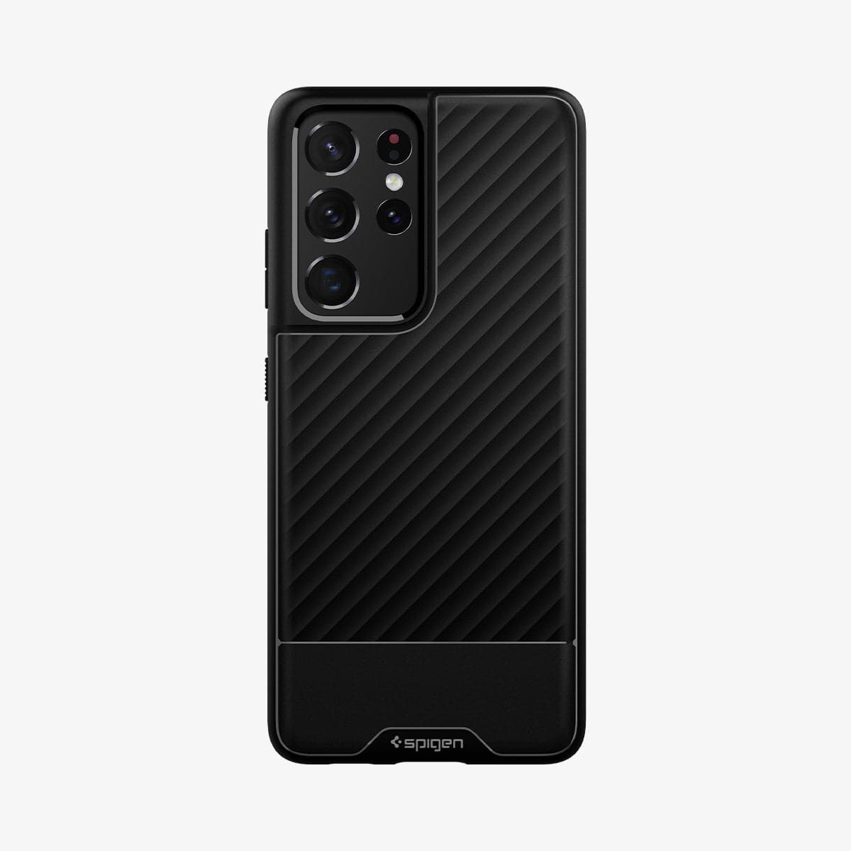 ACS02377 - Galaxy S21 Ultra Core Armor Case in matte black showing the back