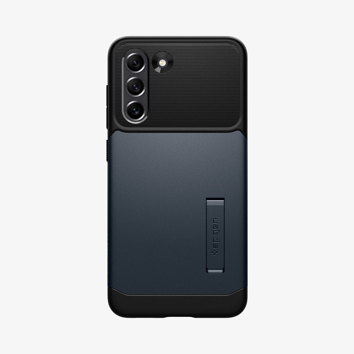 ACS03152 - Galaxy S21 FE Slim Armor Case in metal slate showing the back