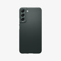 ACS04388 - Galaxy S22 5G Case AirSkin in abyss green showing the back