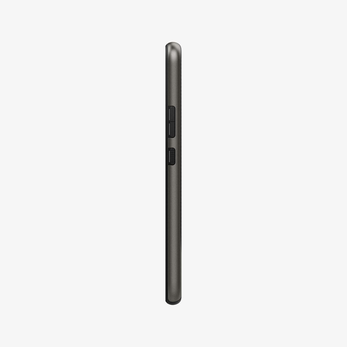 ACS03960 - Galaxy S22 Plus 5G Case Neo Hybrid in gunmetal showing the side with volume controls