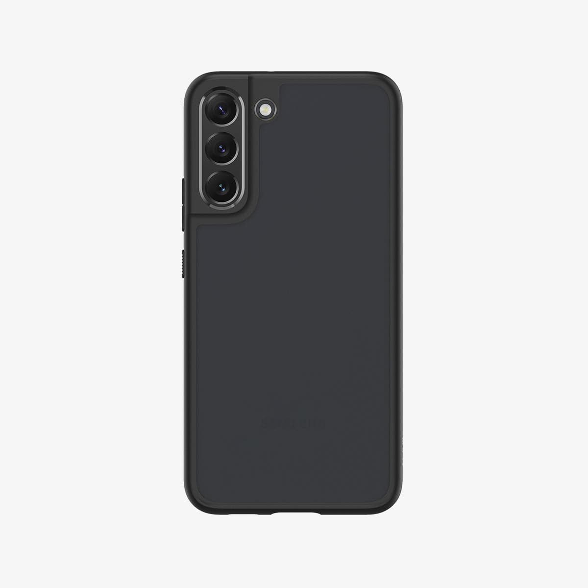 ACS03956 - Galaxy S22 Plus 5G Case Ultra Hybrid Matte in frost black showing the back