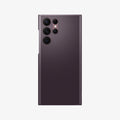 ACS04384 - Galaxy S22 Ultra 5G Case AirSkin in plum burgundy showing the back