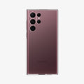 ACS03912 - Galaxy S22 Ultra 5G Case Liquid Crystal in crystal clear showing the back