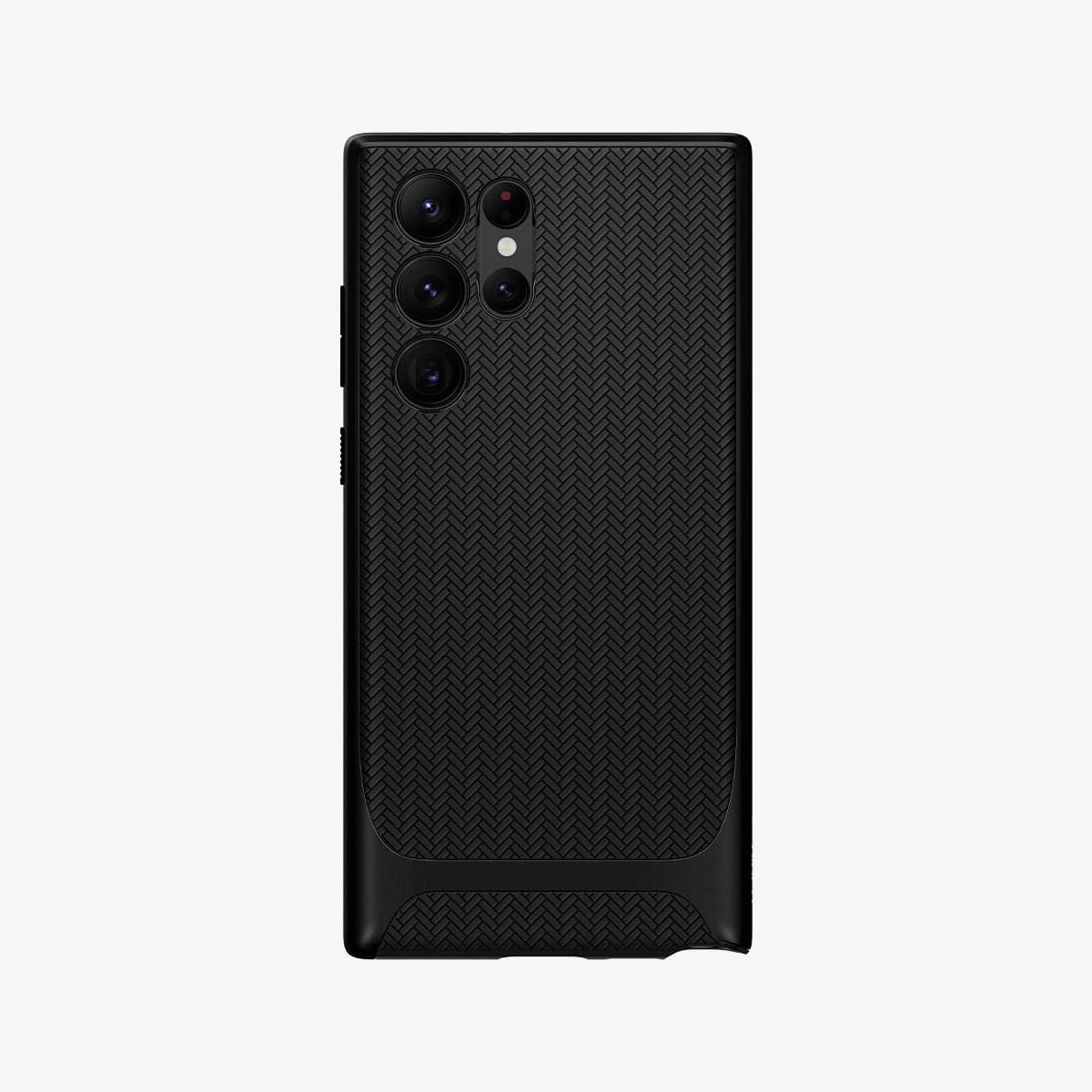 ACS03925 - Galaxy S22 Ultra 5G Case Neo Hybrid in black showing the back