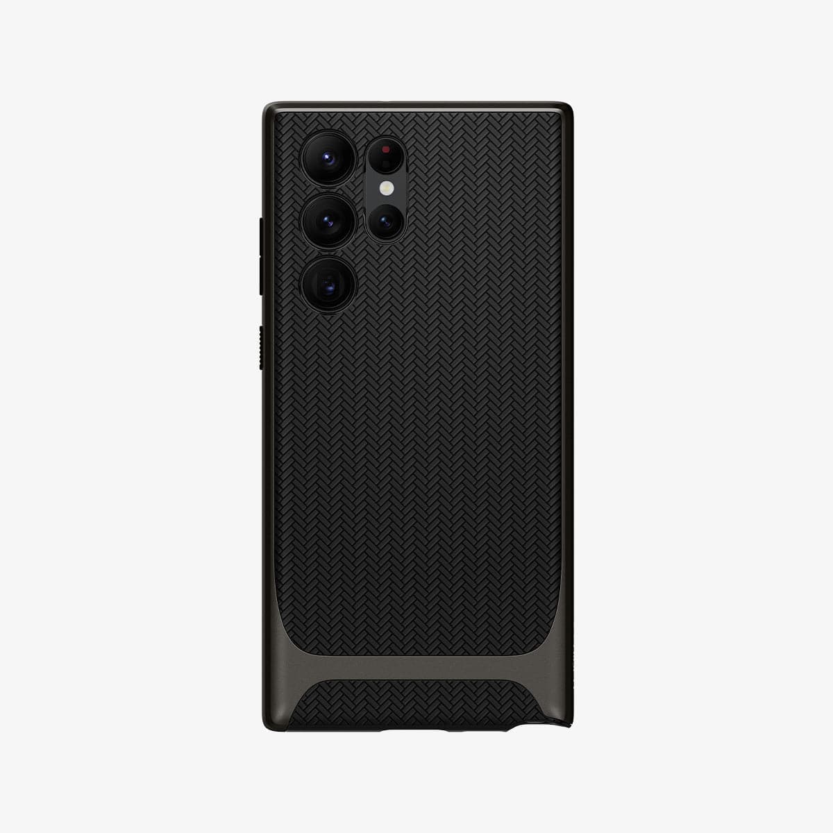 ACS03926 - Galaxy S22 Ultra 5G Case Neo Hybrid in gunmetal showing the back