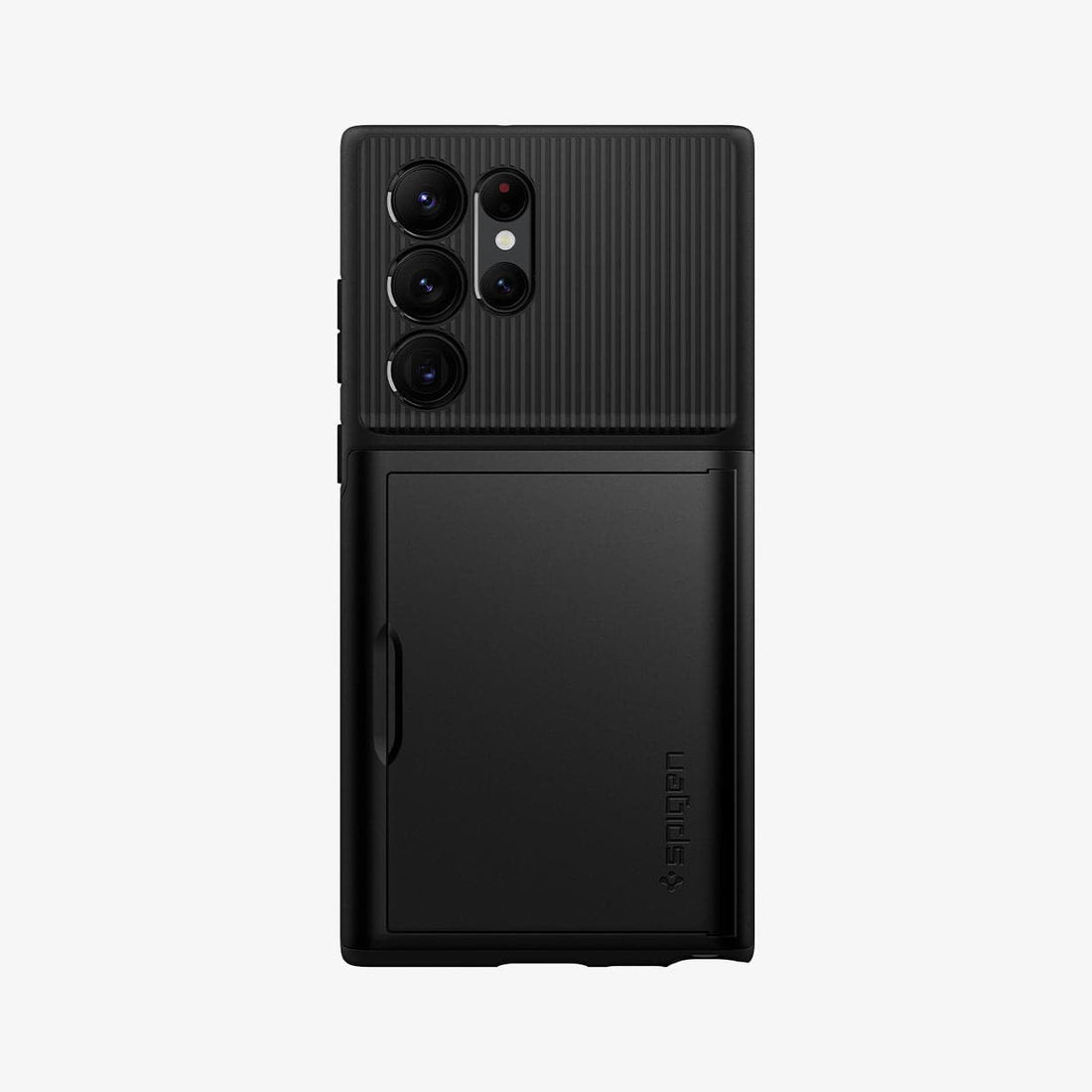 ACS03927 - Galaxy S22 Ultra 5G Case Slim Armor CS in black showing the back