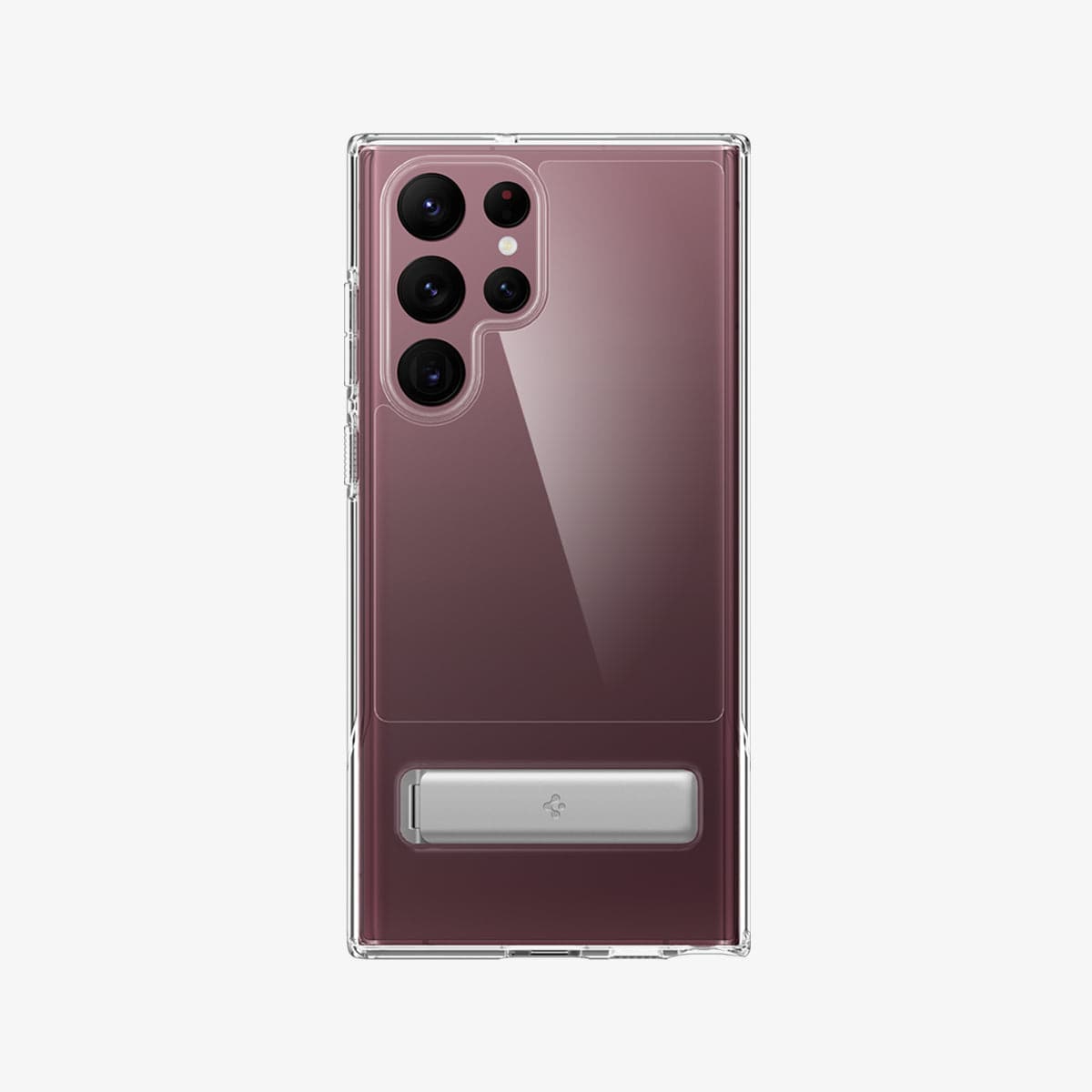 ACS03945 - Galaxy S22 Ultra 5G Case Slim Armor Essential S in crystal clear showing the back