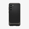 ACS05722 - Galaxy S23 Case Neo Hybrid in gunmetal showing the back