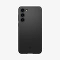 ACS05661 - Galaxy S23 Plus Case Thin Fit in black showing the back