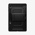 ACS01609 - Galaxy Tab S8 Plus Case Tough Armor Pro in black showing the back