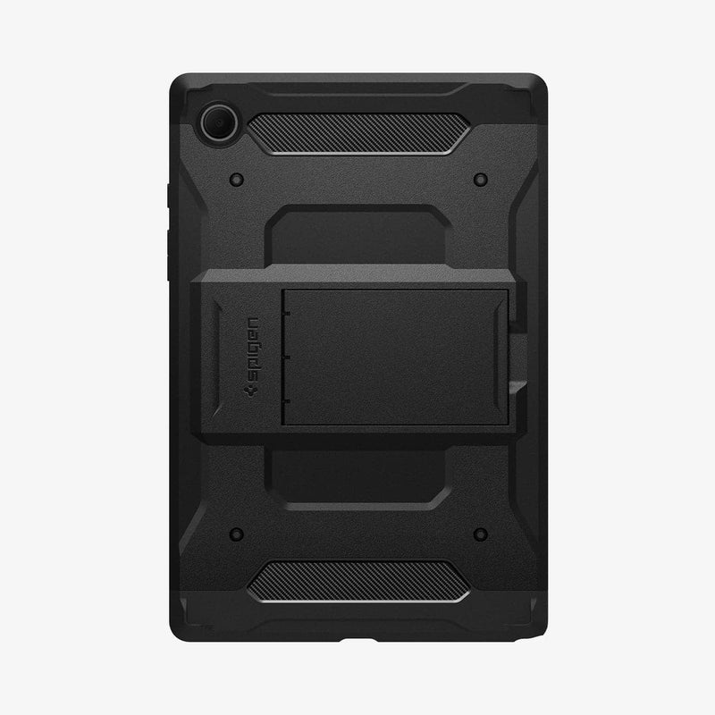 ACS04118 - Galaxy Tab A8 Case Tough Armor Pro in black showing the back