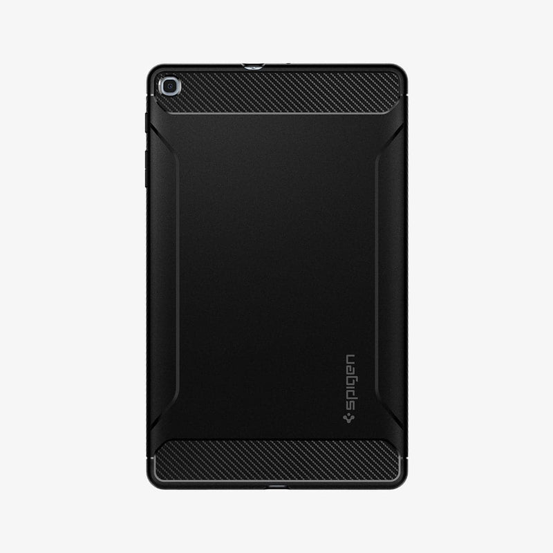 623CS26448 - Galaxy Tab A 10.1" Case Rugged Armor in matte black showing the back