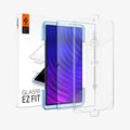 AGL04226 - Galaxy Tab S8 Ultra Screen Protector EZ Fit GLAS.tR showing the device, screen protector, ez fit tray and packaging