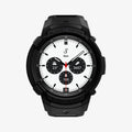 ACS03833 - Galaxy Watch 4 Classic (42mm) Case Rugged Armor Pro in black showing the front