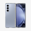 ACS06516 - Galaxy Z Fold 5 Case Thin Fit Pro in crystal clear showing the back and front