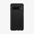 605CS25805 - Galaxy S10 Tough Armor Case in black showing the back