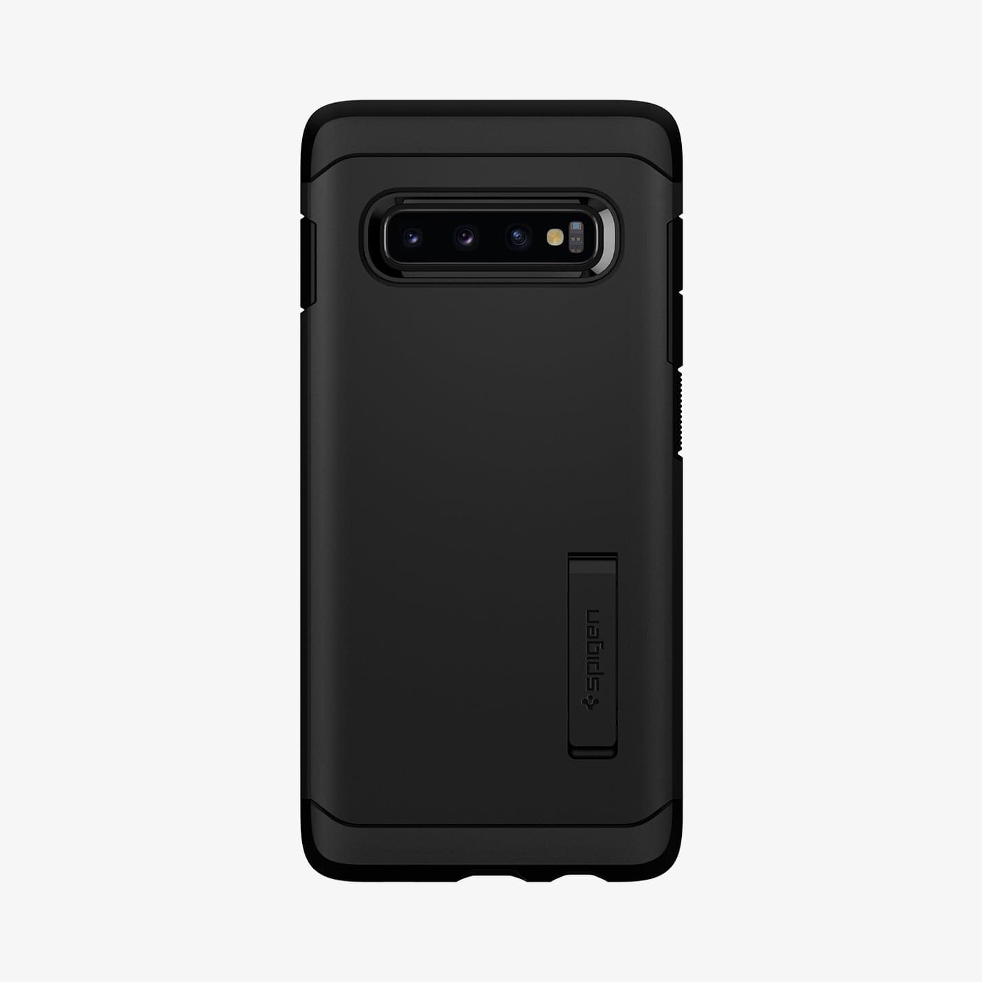 605CS25805 - Galaxy S10 Tough Armor Case in black showing the back