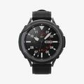 ACS03141 - Galaxy Watch 4 Classic (42mm) Case Liquid Air in matte black showing the front