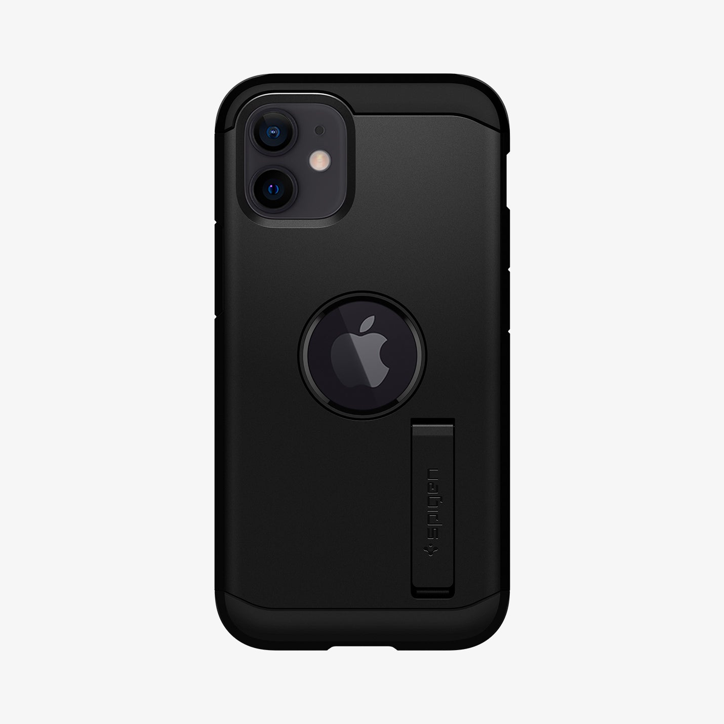 ACS01753 - iPhone 12 Mini Case Tough Armor in black showing the back