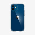 ACS01745 - iPhone 12 Mini Case Ultra Hybrid in crystal clear showing the back