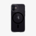 ACS02626 - iPhone 12 / iPhone 12 Pro Case Ultra Hybrid Mag Safe Compatible in black showing the back