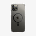 ACS04082 - iPhone 12 Pro Max Case Ultra Hybrid Mag (MagFit) in carbon fiber showing the back