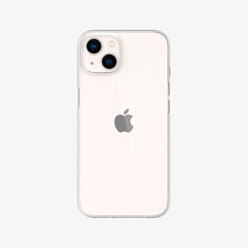 ACS03514 - iPhone 13 Case AirSkin in crystal clear showing the back
